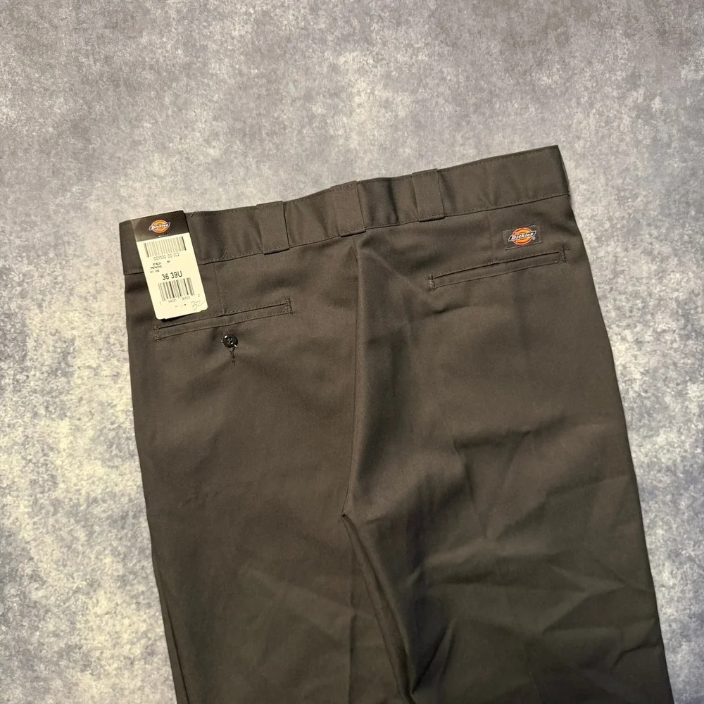 Dickies 874 Original Fit Work Pants Mens 36x32 Gray P874CH2 W34 NWT